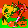 Halloween Sprunki Coloring Book